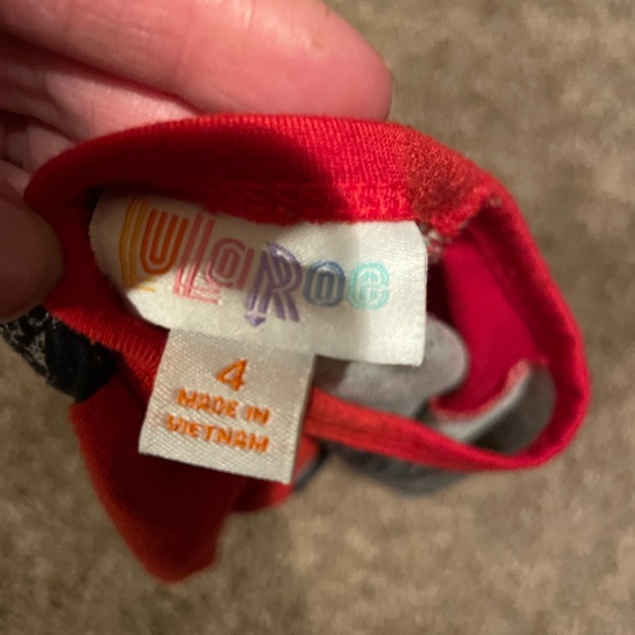 Lularoe Randy (Jack skellington) Toddler size 4 - Picture 2 of 3